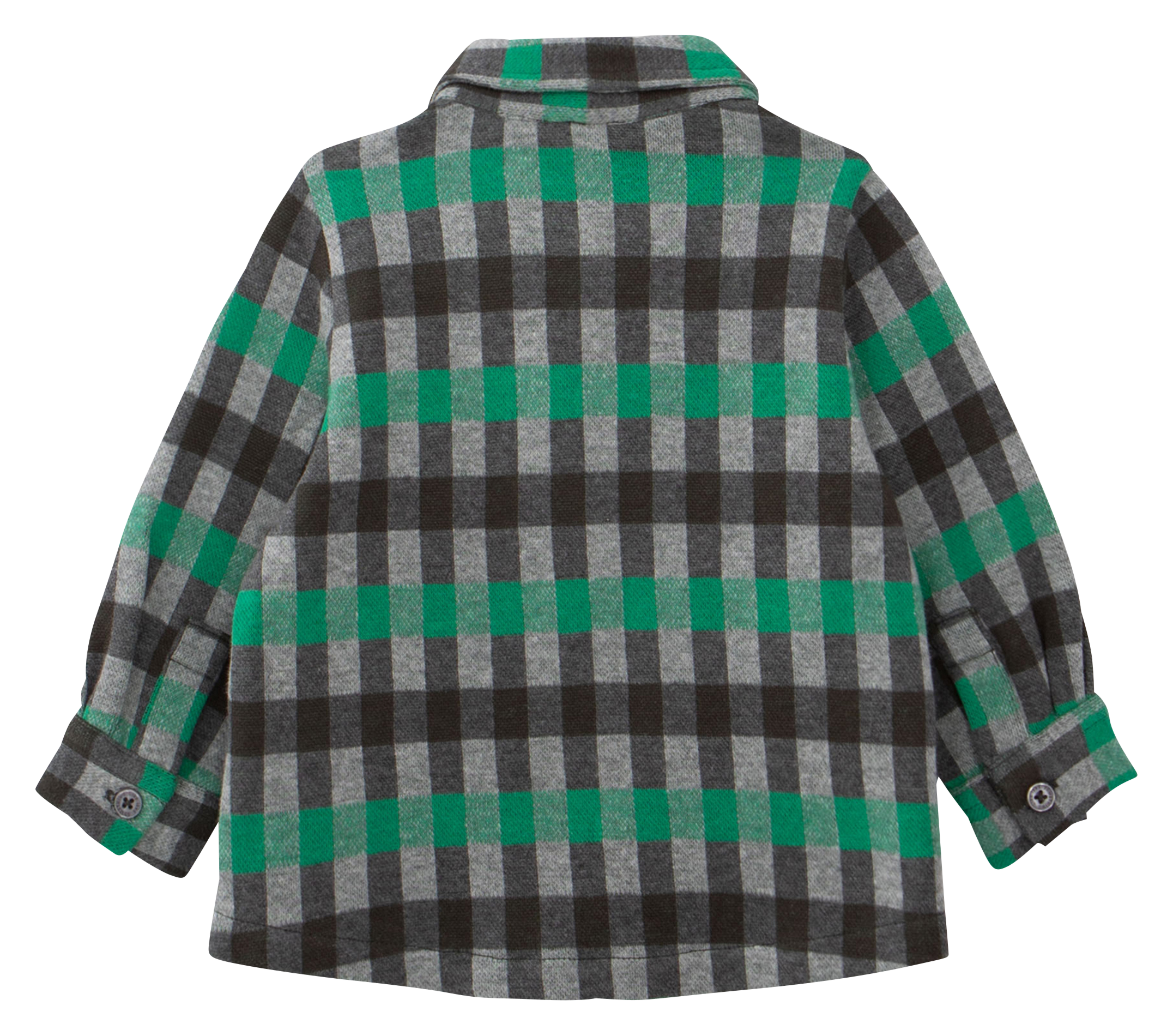 Chemise à carreaux en coton mélangé | Gris
