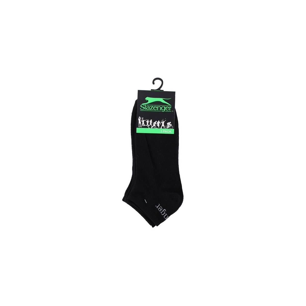 Slazenger Sneakersstrumpor 3-par 43-46 - svart