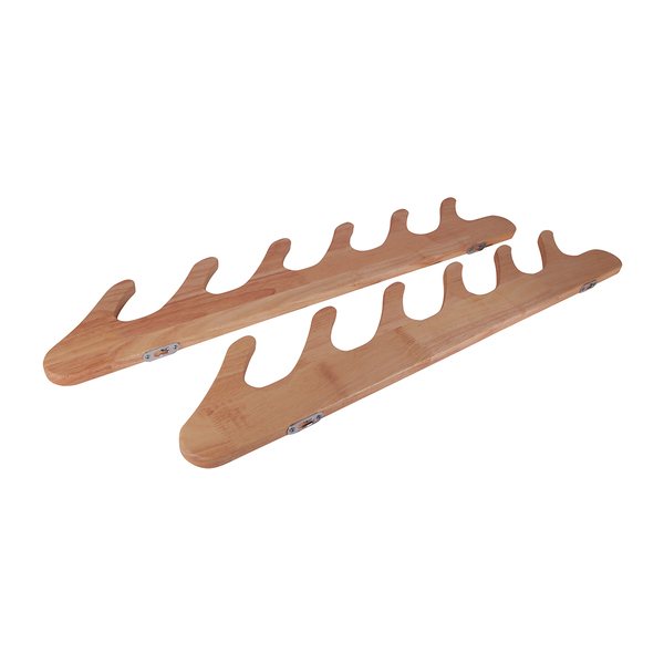 Ultimate Wooden Wall Rod Rack 6 Rods