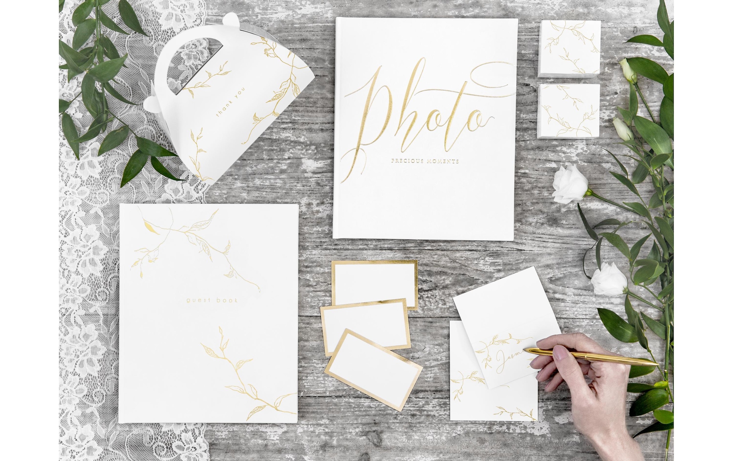partydeco Notizbuch »Gästebuch Guest Book«