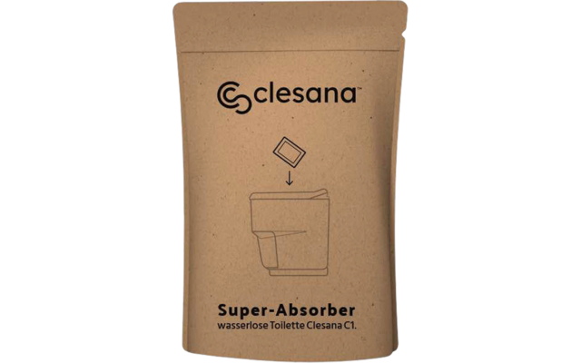 Clesana Super Absorber 20 Beutel für wasserlose Toilette Clesana C1