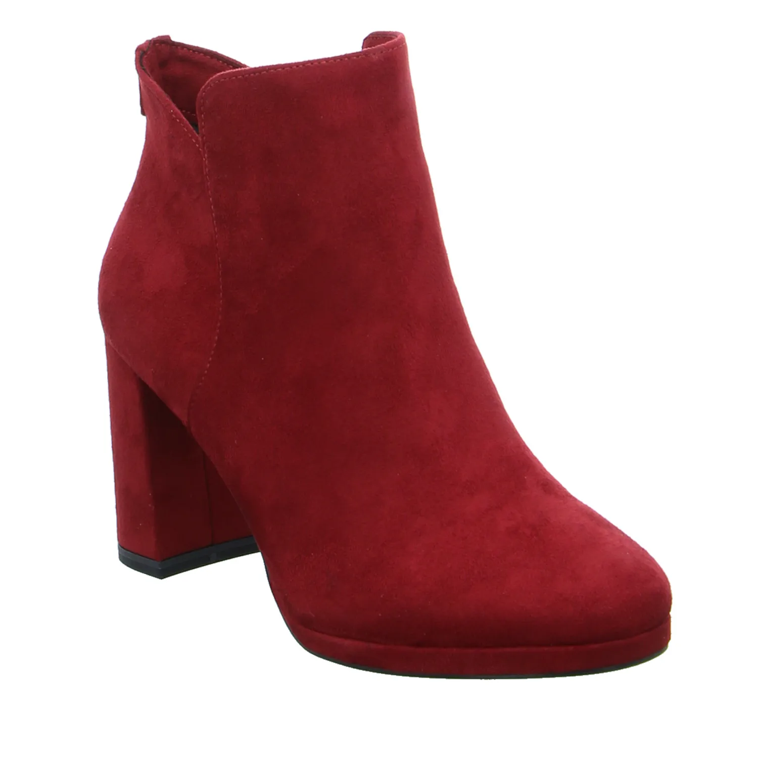 TAMARIS Stiefelette Rot Lederimitat