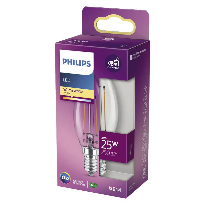 Mignonpære, LED E14 250 lm 2 W