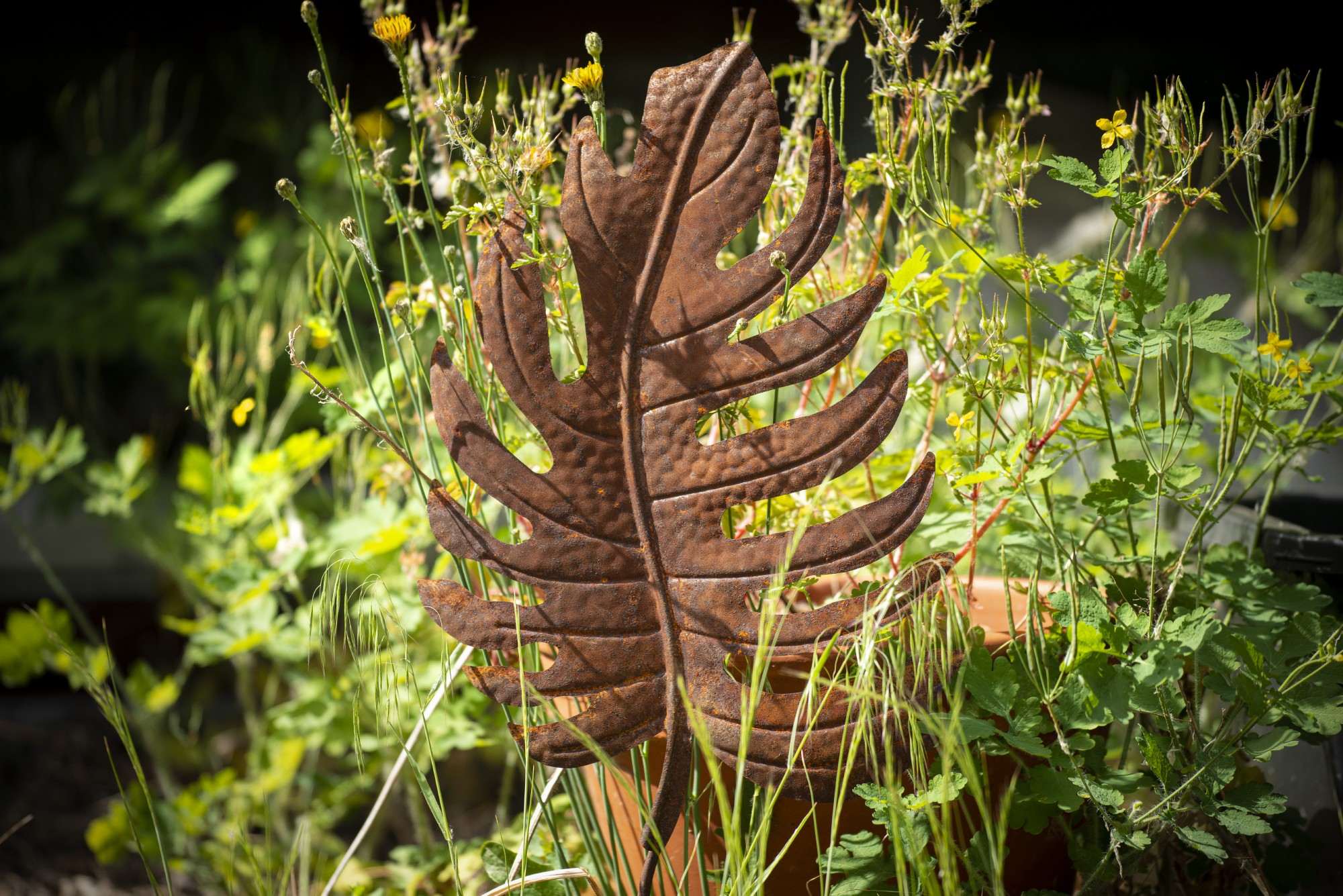 Gartenstecker 'Monstera',  L 28,5 cm, B 2 cm, H 59 cm günstig bestellen