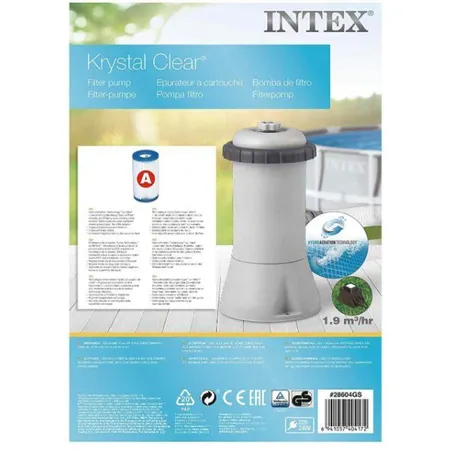Intex Filterpumpe 2,3 m³/h,12V