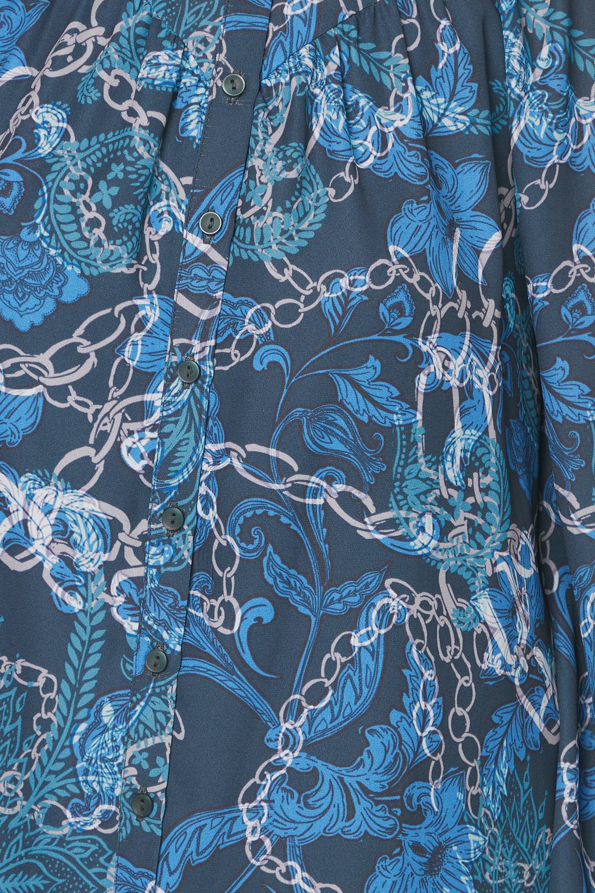 Wallis Robe Évasée Boutonnée Imprimé Animal Petite
