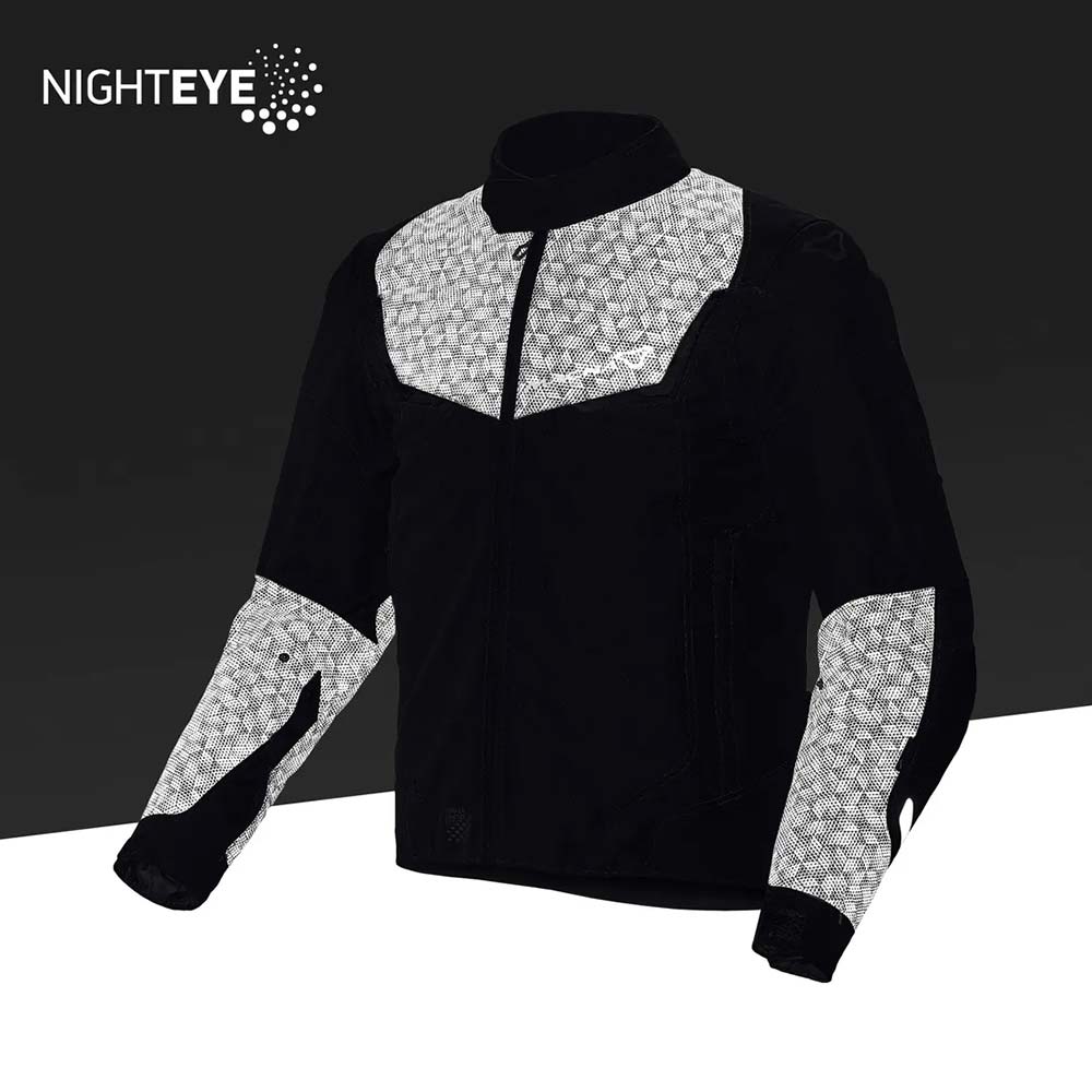 Macna - Blouson Durago Night Eye Noir / Gris / Jaune