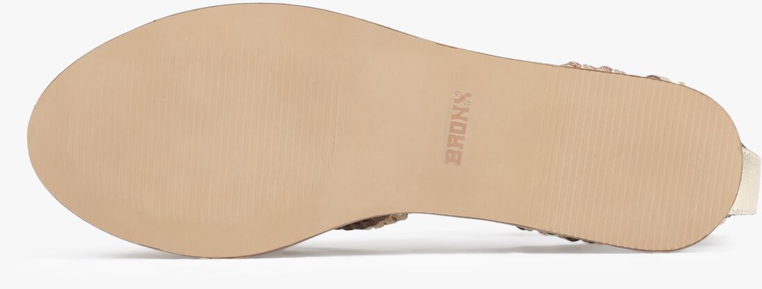 BRONX gouden bronx sandalen fl-ynn 85034