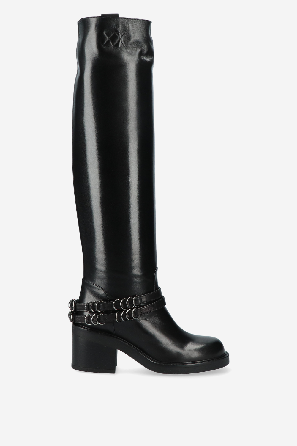 Lose control leather high boots