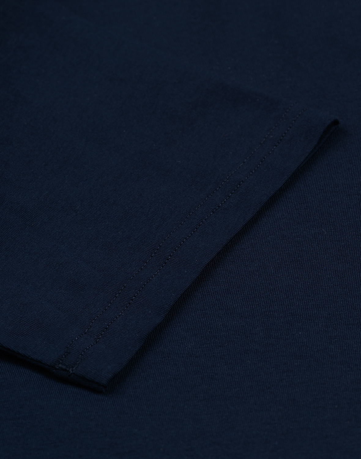 T-shirt van katoen voor heren in Navy