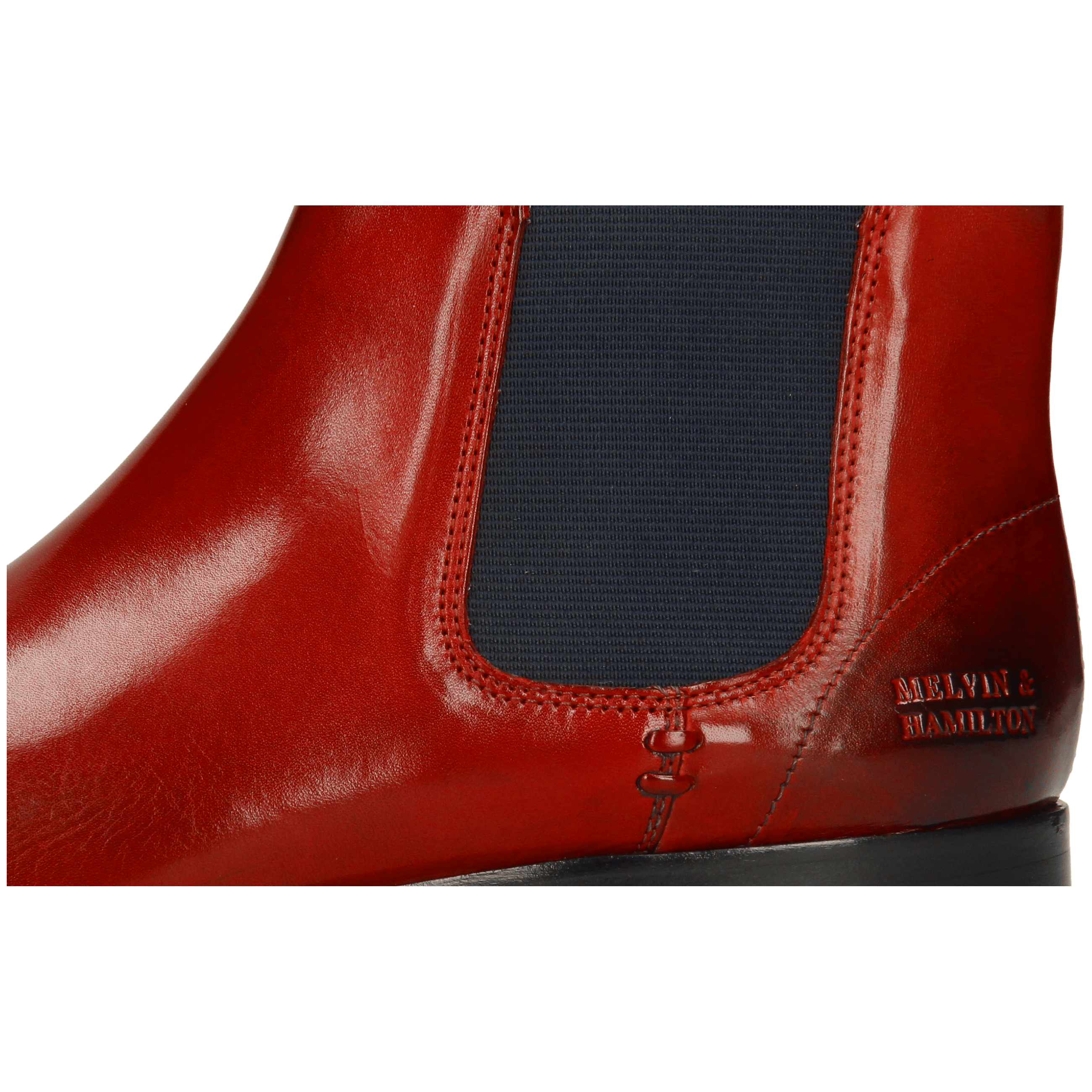 SUSAN 10 - Bottines à talon plat | Rouge