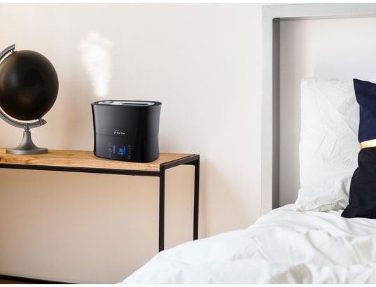 PURLINE - Humidificateur vapeur froide Humidificateur hybride vapeur froide et chaude, avec ioniseu...