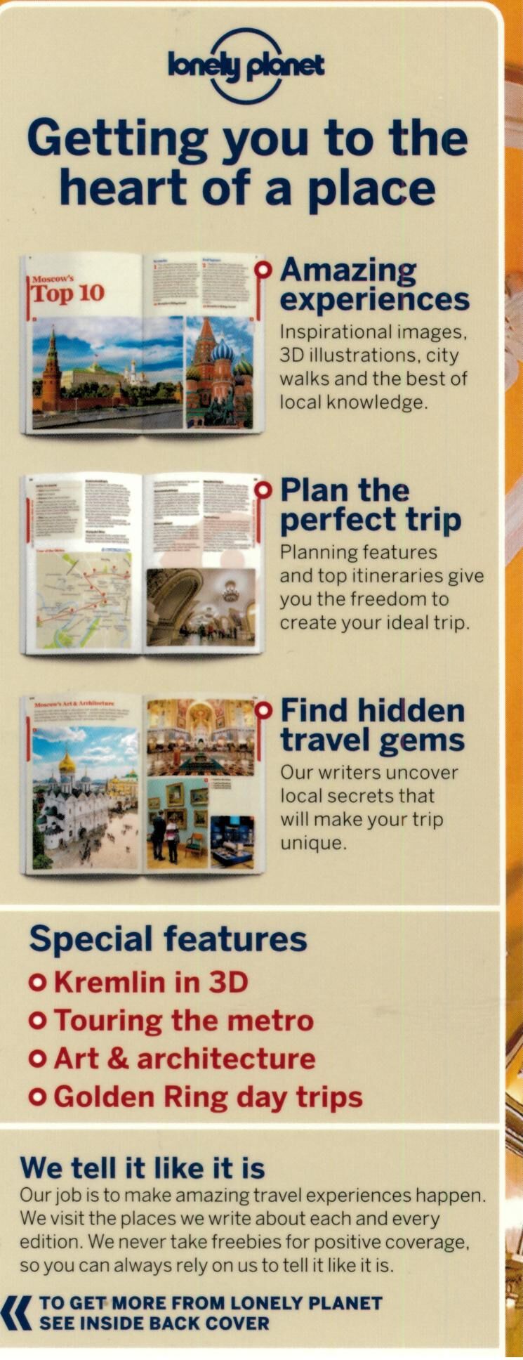LONELY PLANET - MOSCOW LONELY PLANET EN ANGLAIS