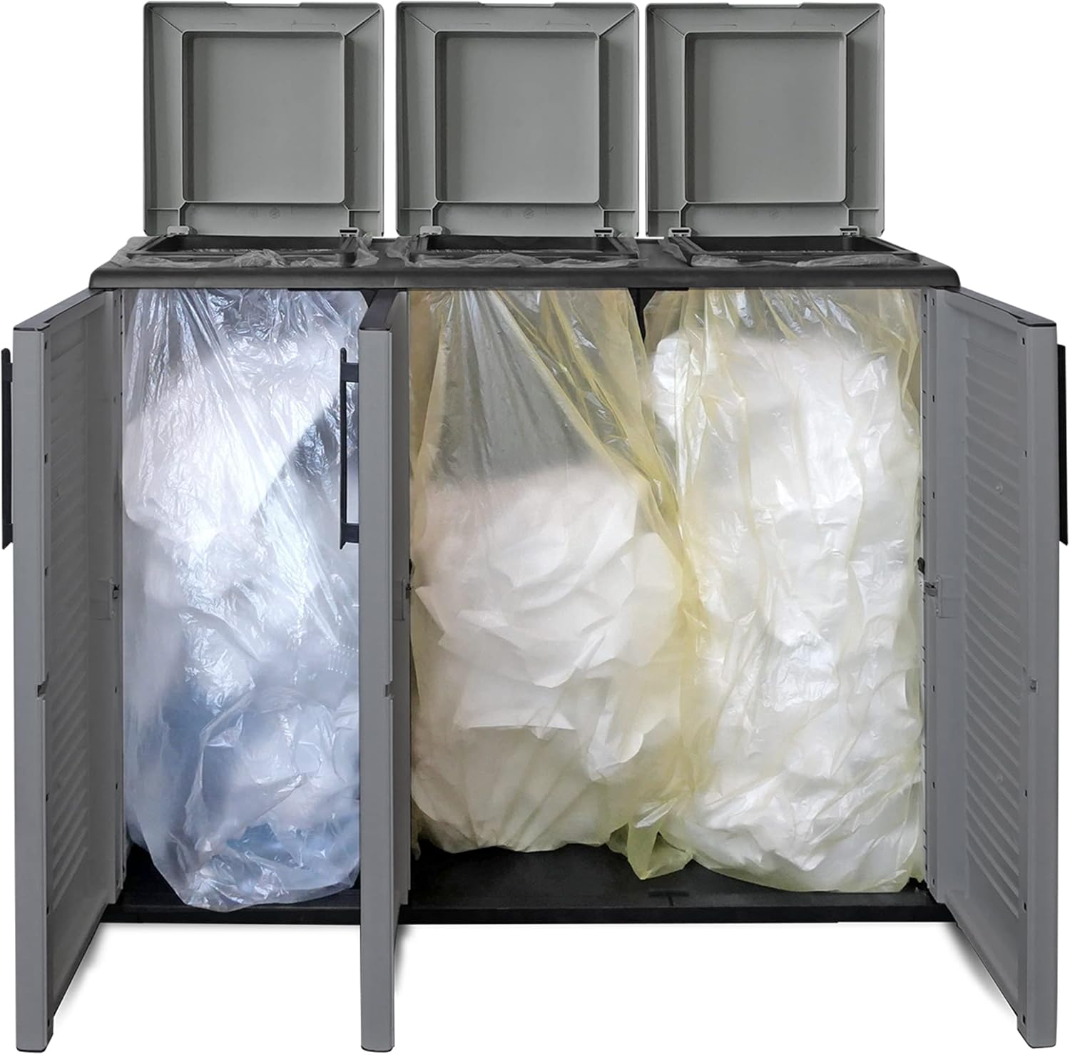 Artplast Easy Schrank mit mittlerer Höhe aus Polypropylen der Linie, praktisch für maximalen Raumnutzung, L 1020 x B 370 x H 840 mm