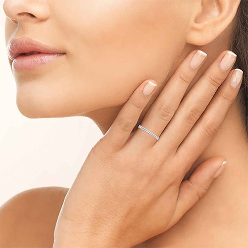 Bague - Argent 925/1000 rhodié