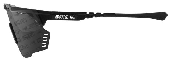 Scicon Sports Aeroshade Kunken Monogram Lunettes De Soleil De Performance Sportive (Scnpp Multimiror Silver/Luminosité Noire)