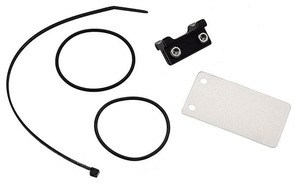 Plaque de fixation dossard pour montage sur tige de selle .