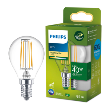 Philips greenlabel LED 40W E14 kogel 2700k