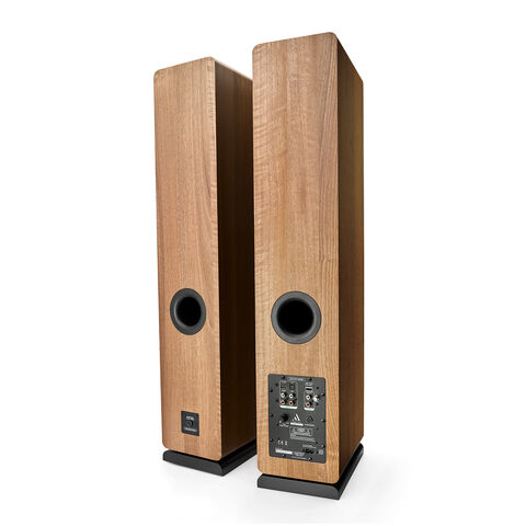 Argon Audio FENRIS A55 – krachtige, actieve vloerluidspreker Notenhout