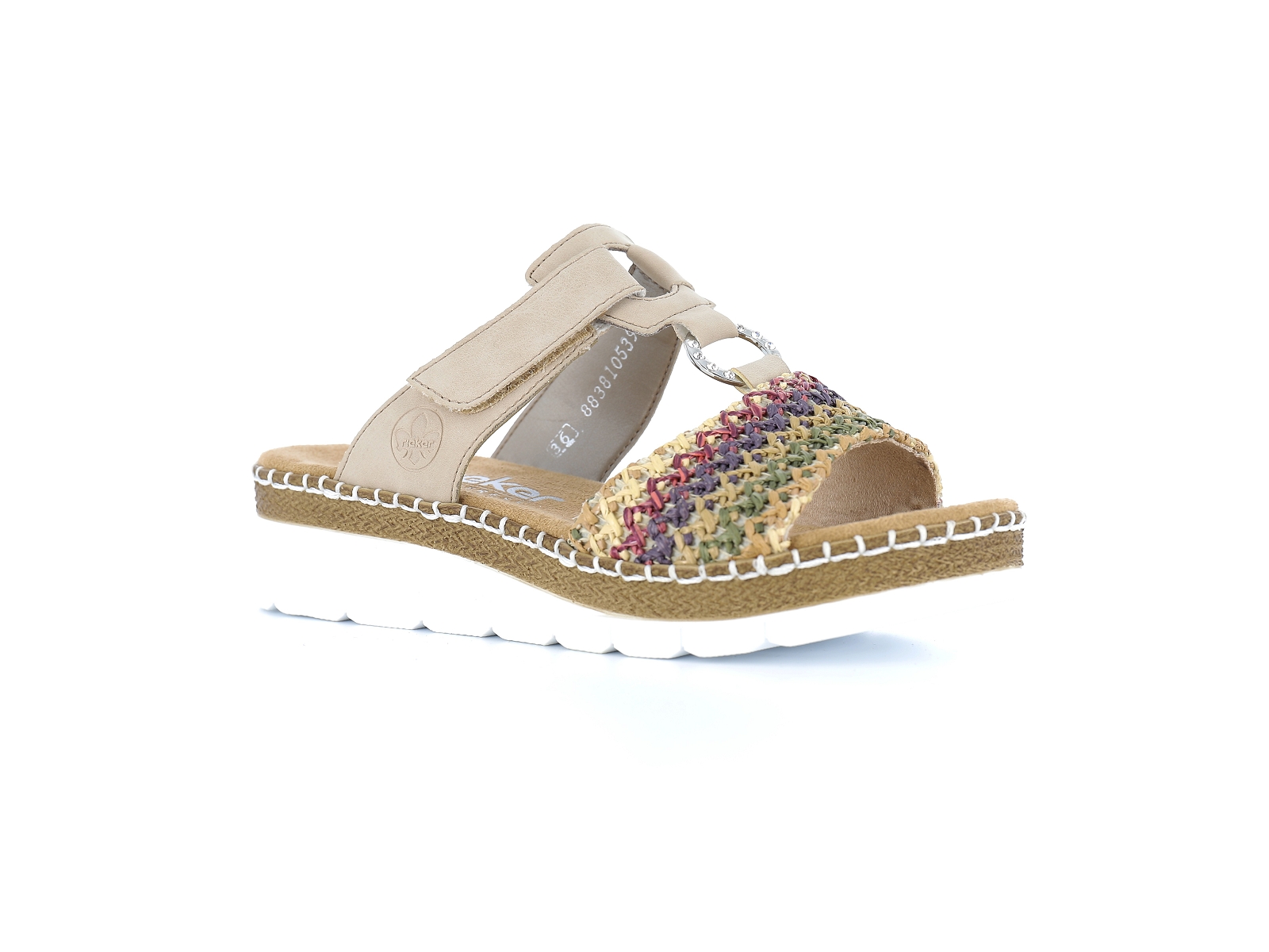 Rieker-V1243 Synthétique Multi Beige