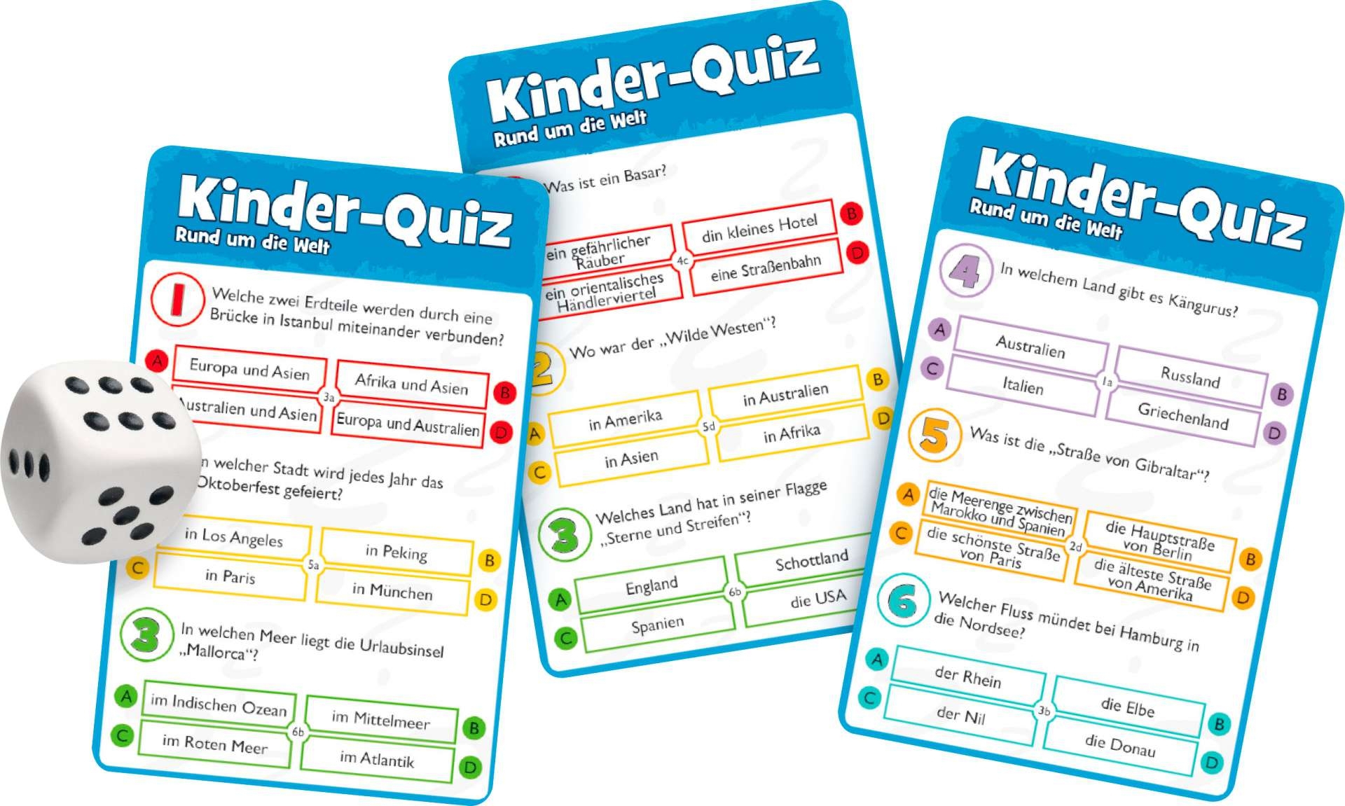 Kinderquiz für schlaue Kids Rund um die Welt