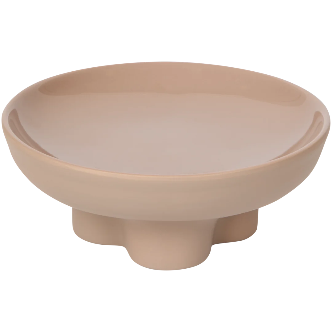 Plateau rond sur pied