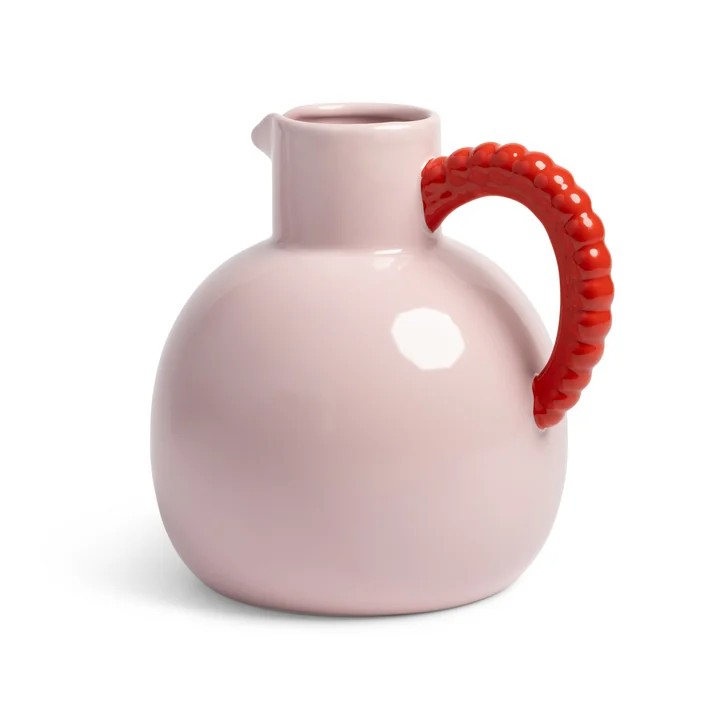 &klevering - Perle Karaffe, 2,5 L, pink / rot