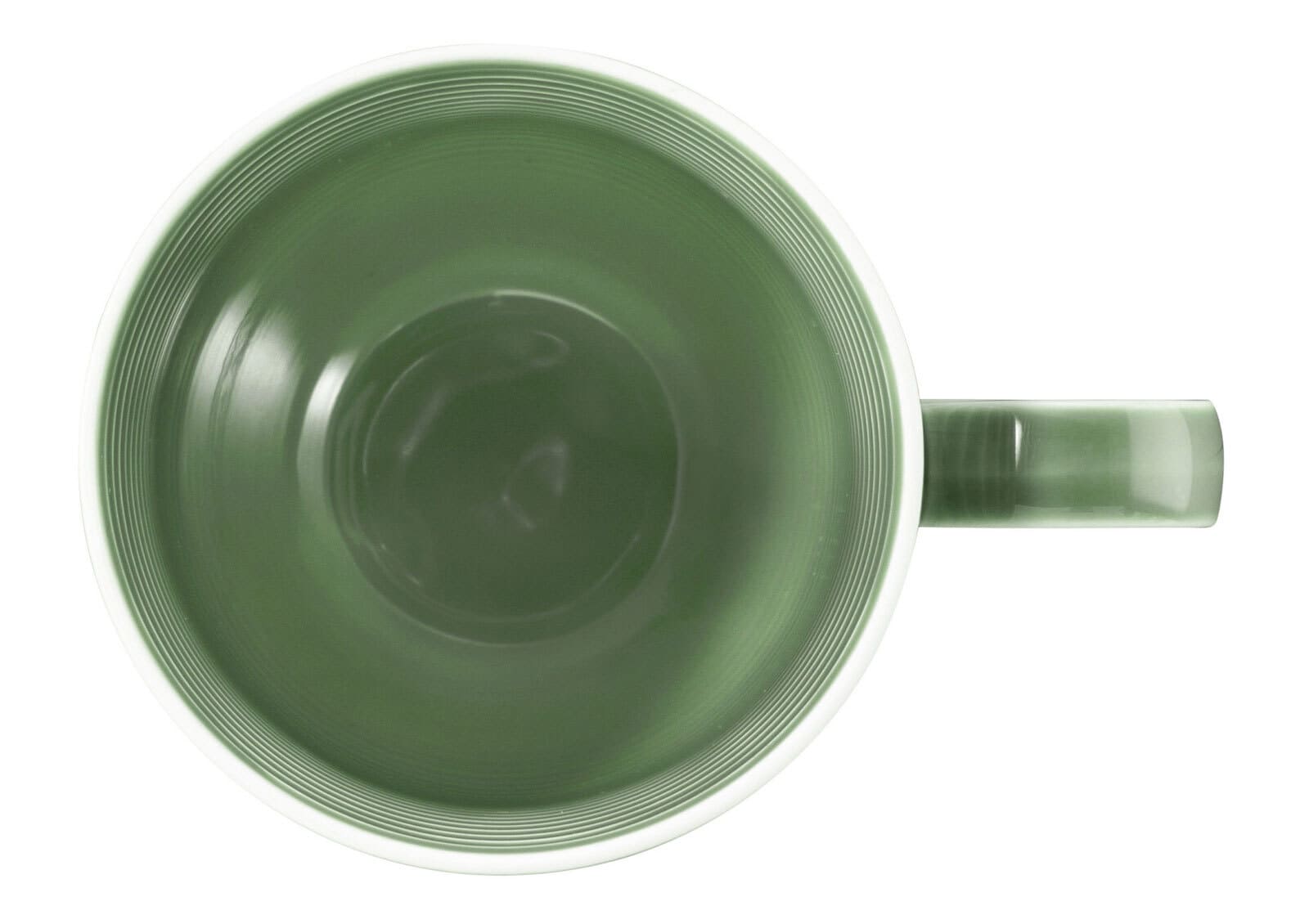 Seltmann Weiden Henkelbecher BEAT COLOR GLAZE 6er Set salbeigrün