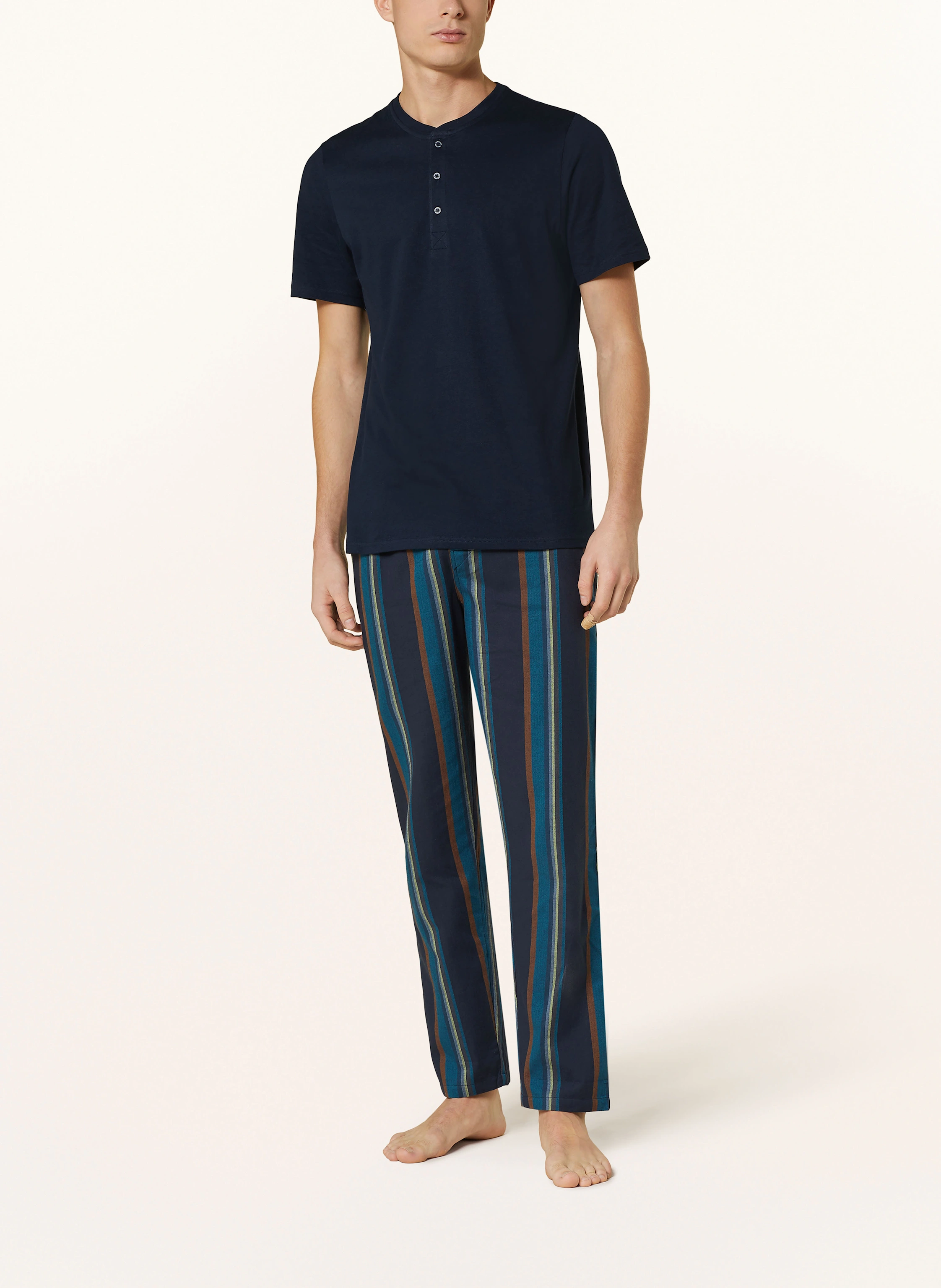 SCHIESSER Schlafhose MIX+RELAX aus Flanell