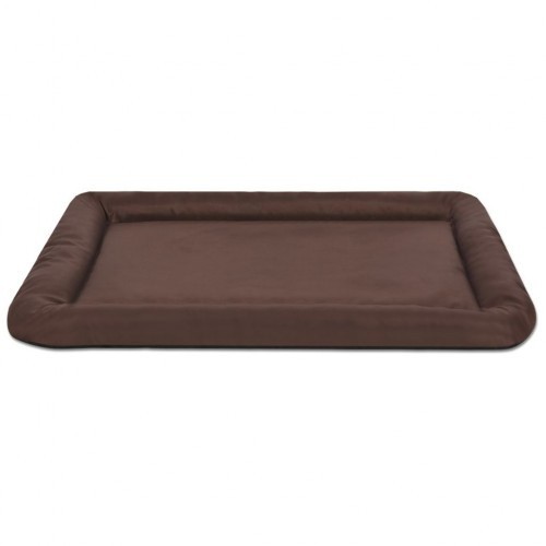 colchão marrom para cama de cachorro