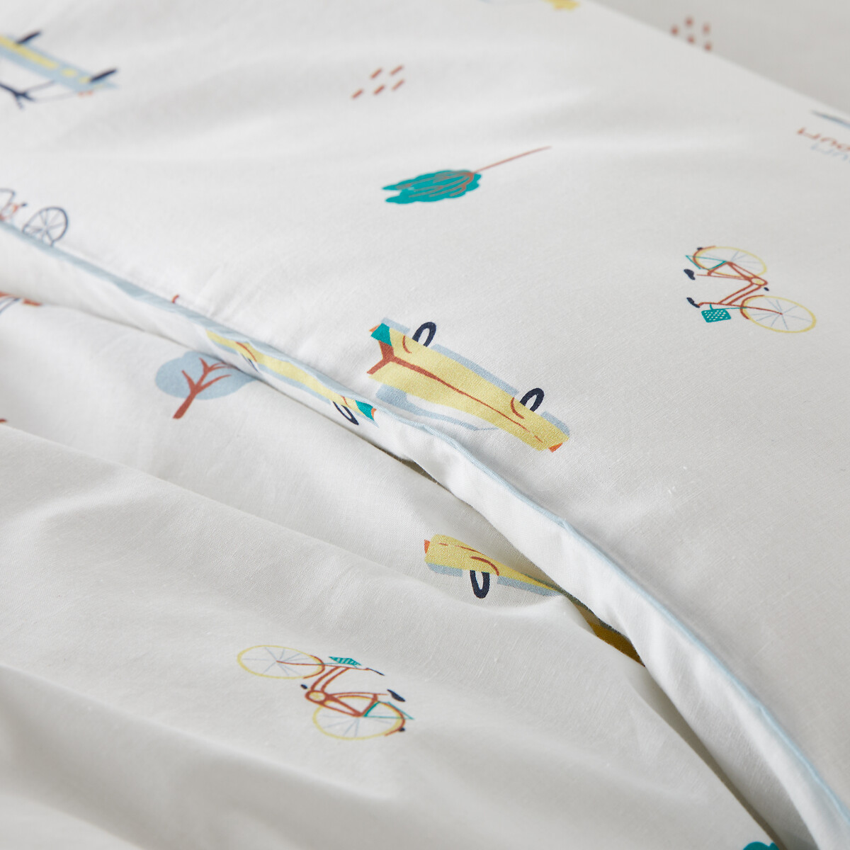 LA REDOUTE INTERIEURS<br>Conjunto de cama em 50% algodão reciclado, Emiliano