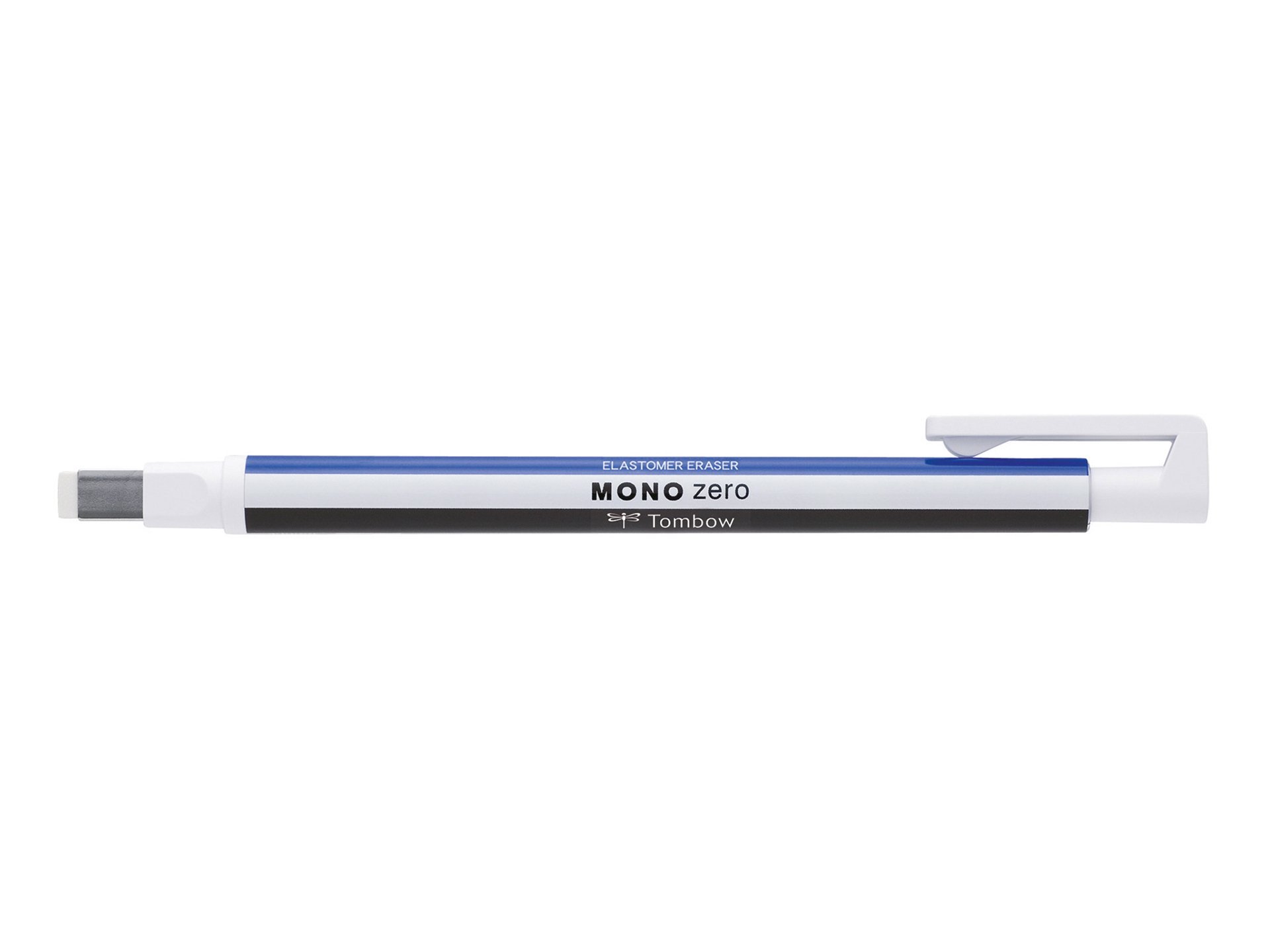 Tombow Radierstift Mono Zero Blau/Weiß/Schwarz