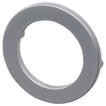 StoreMax handgreep rond metaal zilver 2 stuks