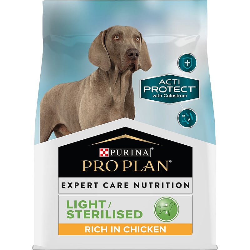 Purina Pro Plan Expert Care Dog Light Sterilised Hondenvoer Chicken | 10 kg | 11184.1