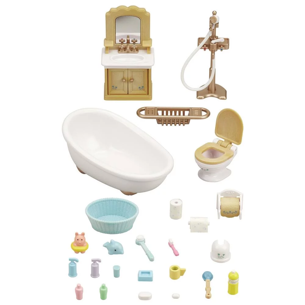 SET SALLE DE BAIN - SYLVANIAN MEUBLES ET ACCESSOIRES