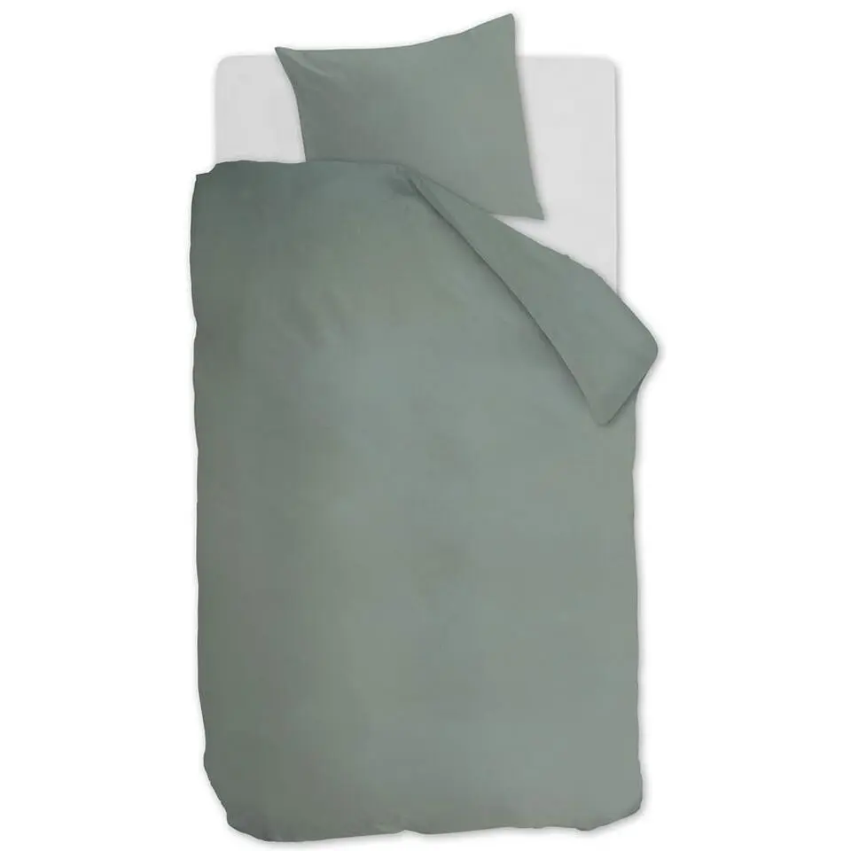 Ambiante Cotton Uni dekbedovertrek - 240x200/220 - Groen