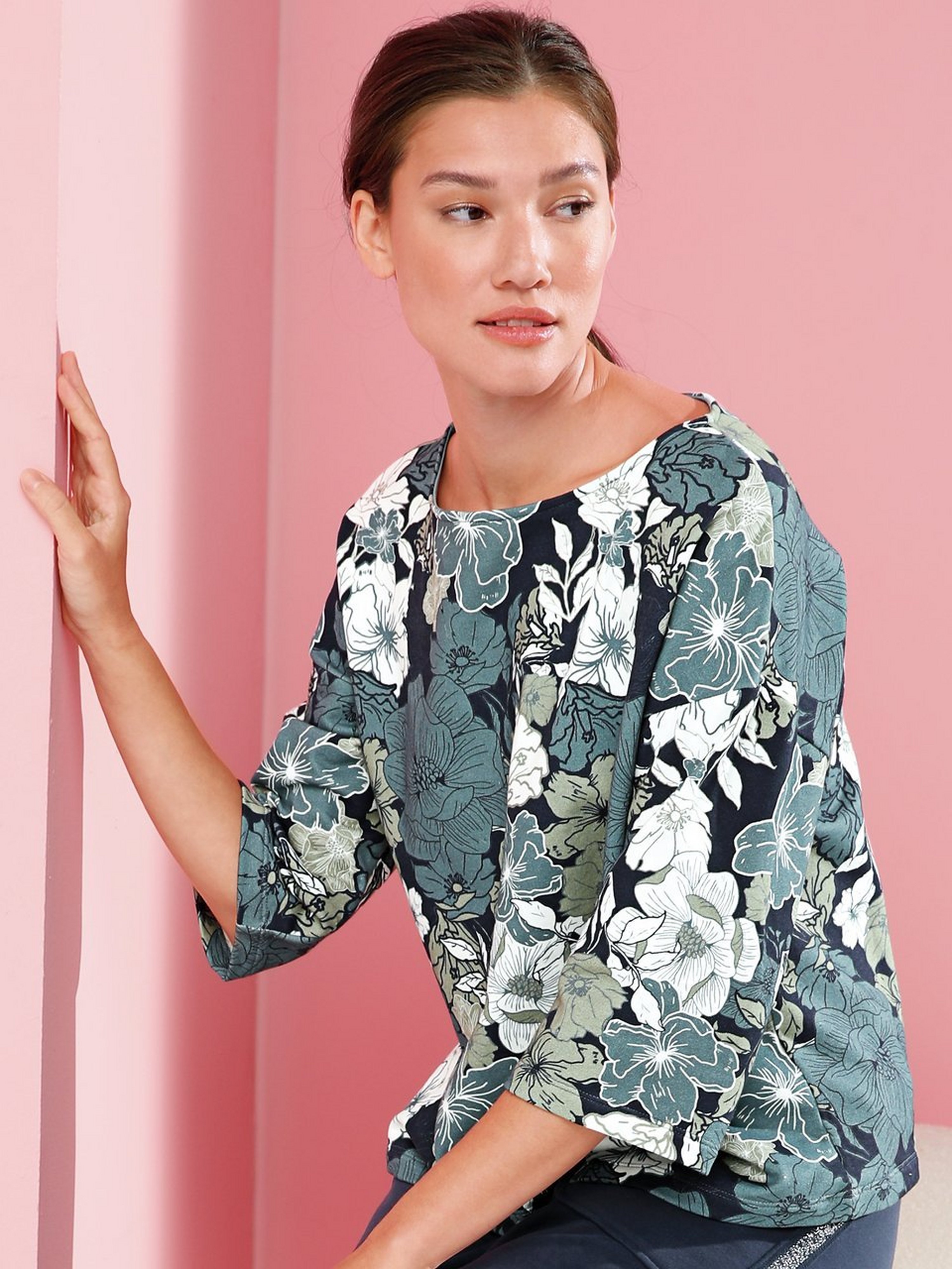 Sweatshirt mit 3/4-Arm