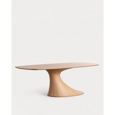 the masie Rechteckiger Esstisch aus Holz und Fiberglas Flawas