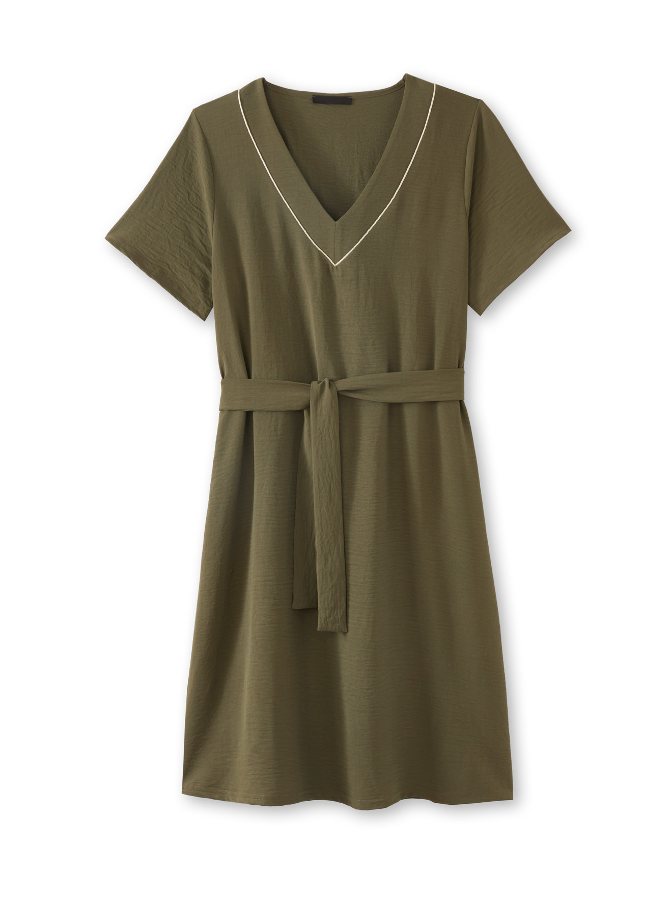 Robe légère en crêpe effet gaufré