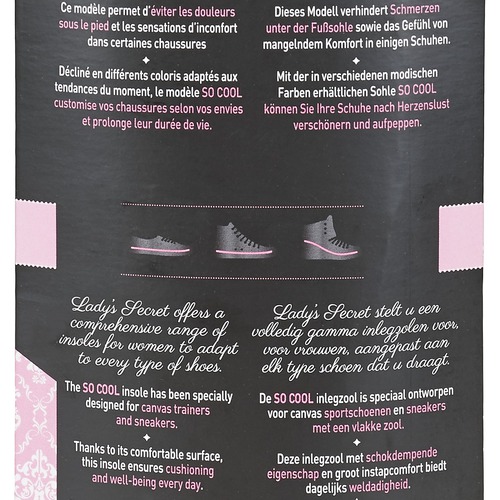Lady's Secret - SEMELLE MÉMOIRE DE FORME - Rose