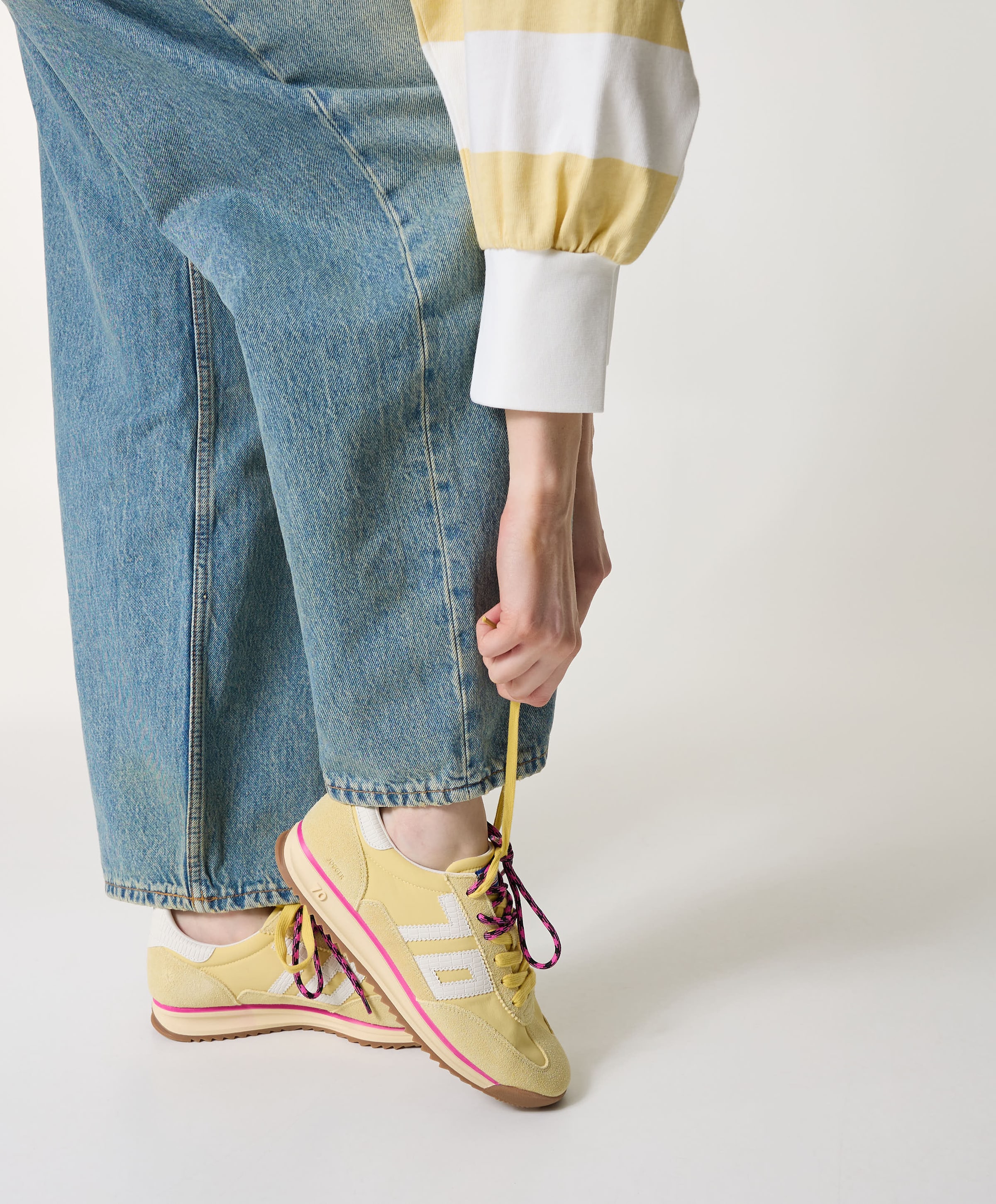 Back 70 JOGGER dames sneakers geel