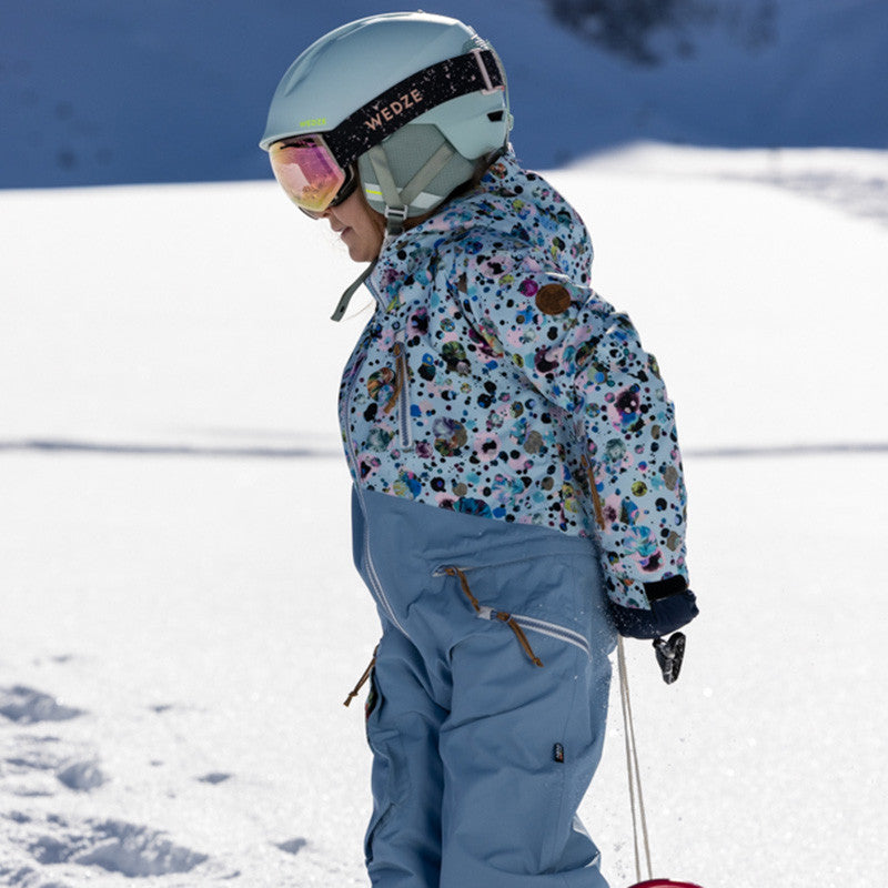 Kinder Caspar Wintereinteiler faded denim