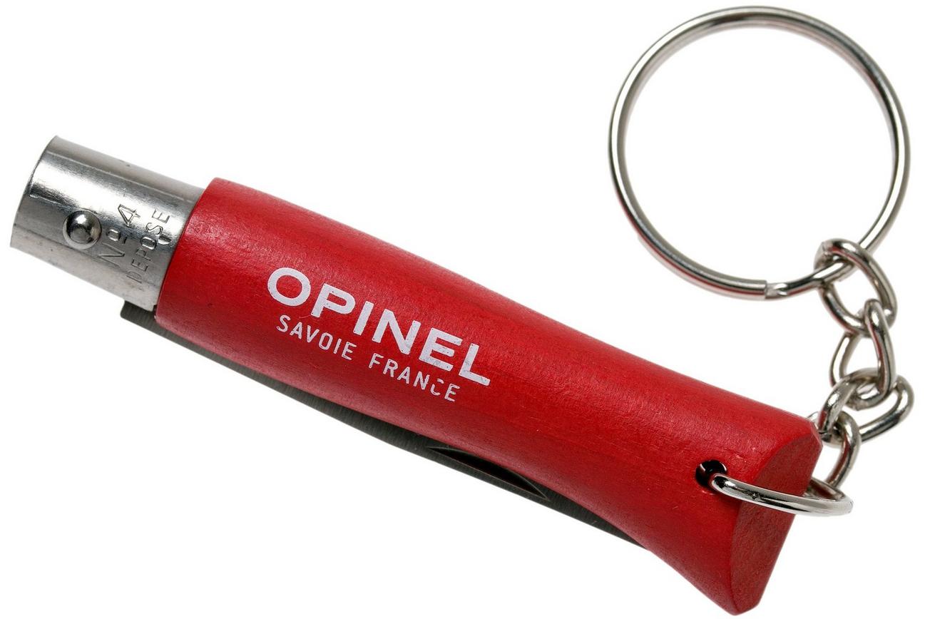 Opinel zakmes No. 04RV Keyring zakmes, Red