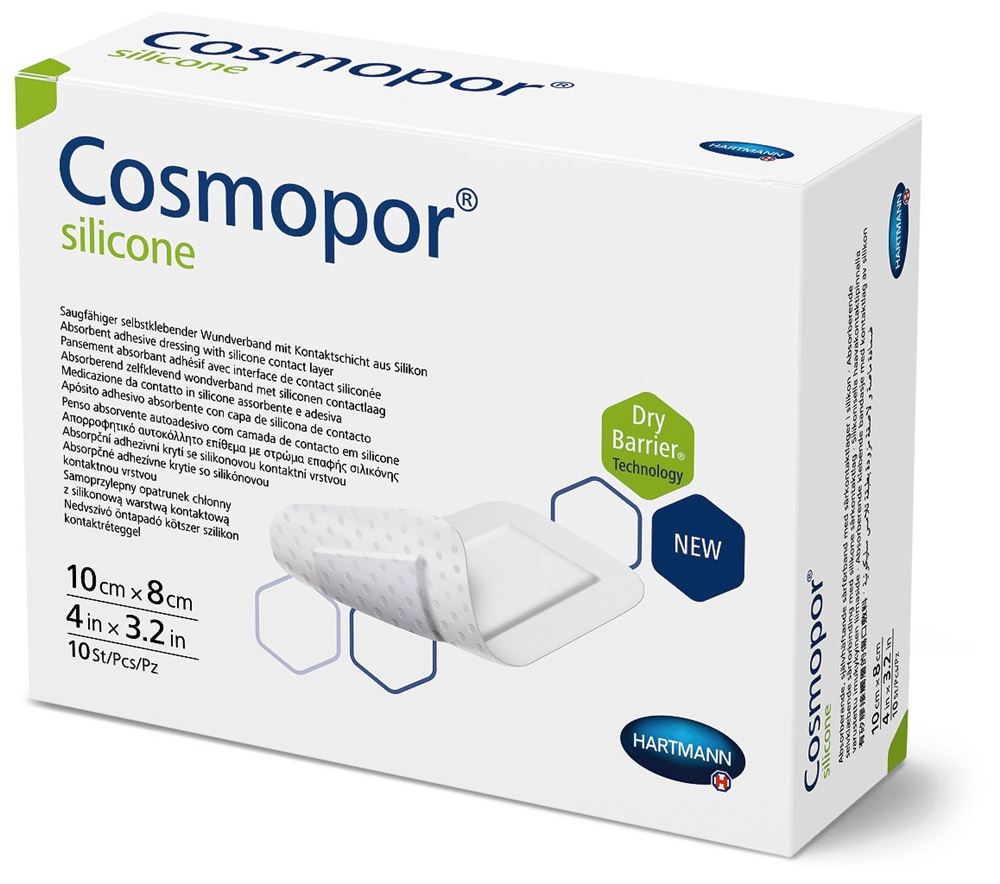 COSMOPOR silicone 10x8cm 10 Stk