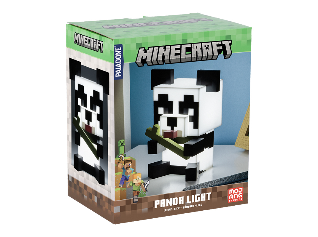 CANDEEIRO MINECRAFT PANDA