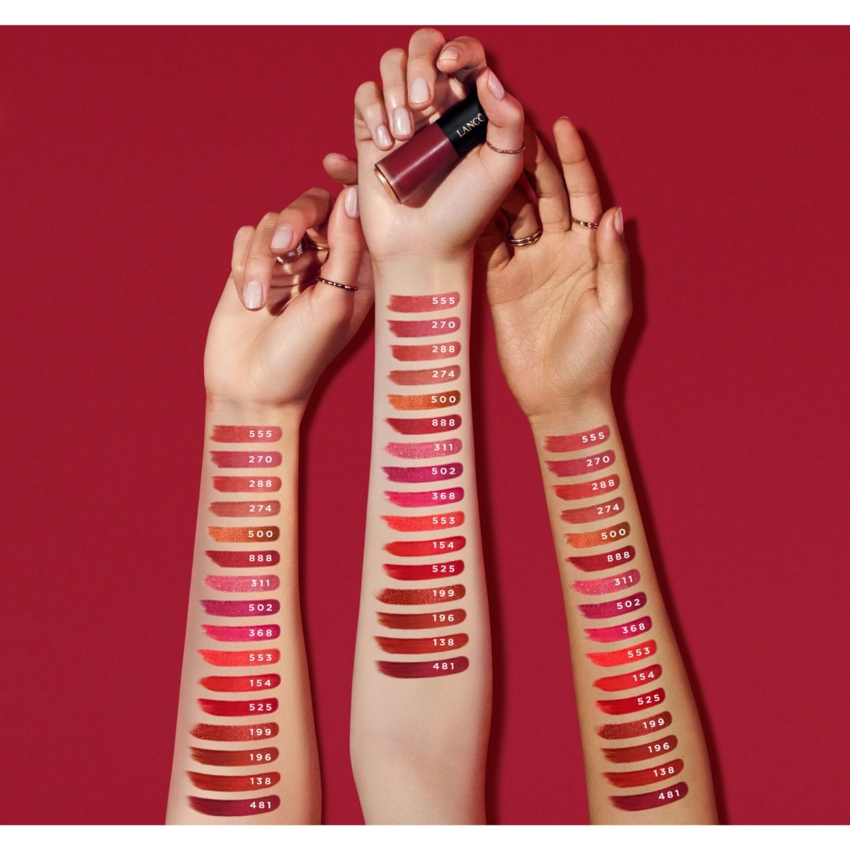 LANCÔME L'Absolu Rouge Drama Ink Encre à Lèvres Semi-Mate Longue Tenue