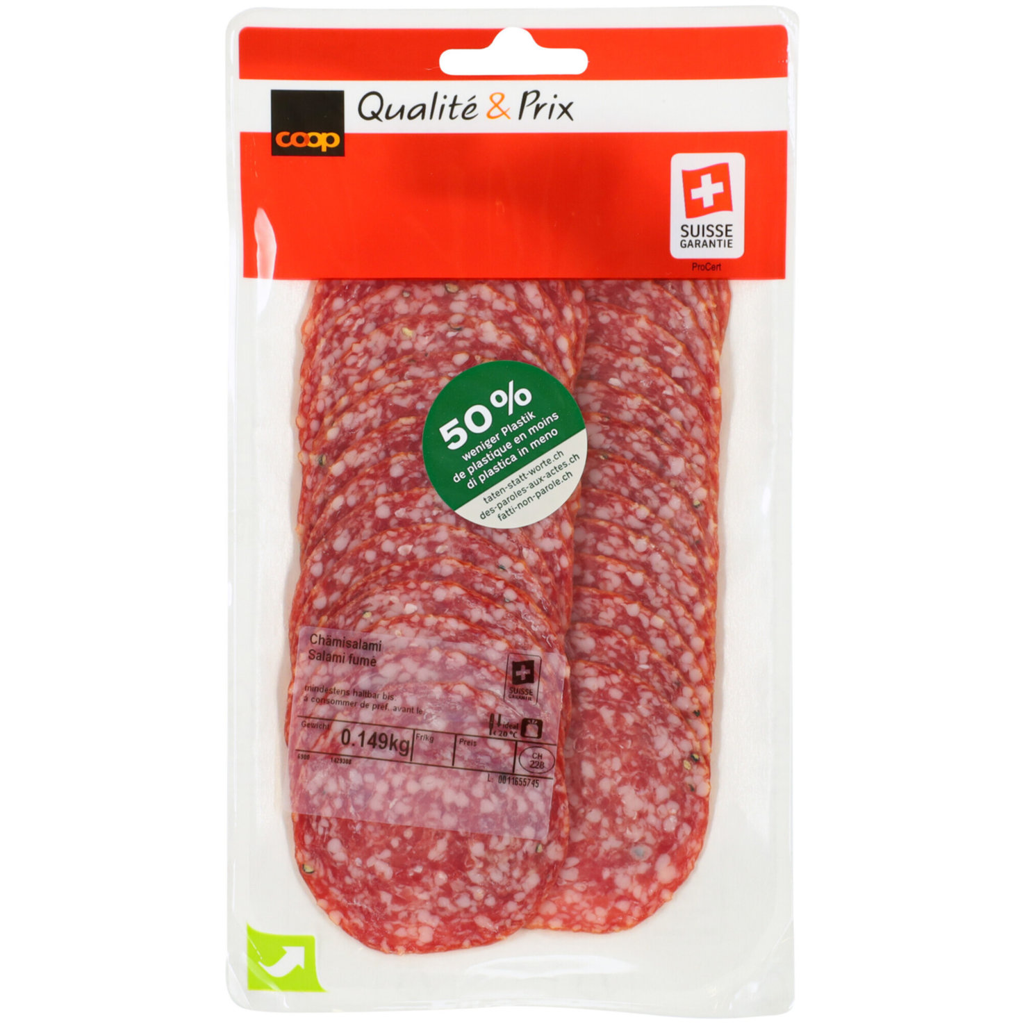 Chämi-Salami geschnitten ca. 150g