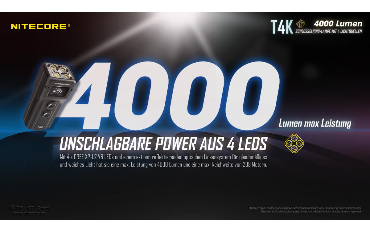 Taschenlampe T4KLED-Taschenlampe