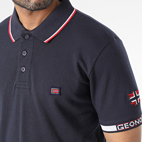 Polo Manches Courtes Bleu Marine