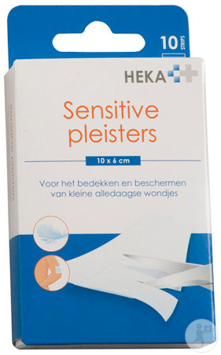 Heka Sparadrap Sensitive Peau Sensible 6x10cm 10 Pièces
